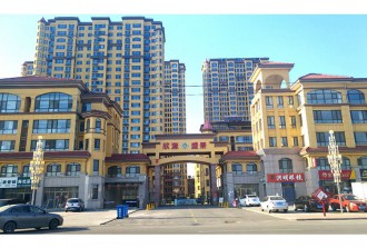 開(kāi)發(fā)建設(shè)的欣源盛景小區(qū)